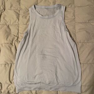 Lululemon Swiftly Breathe Relaxed Fit Muscle Tank Light Gray